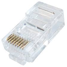 Cat5E Cat6 Cat6A 8P8C Pass through Ethernet Plug Network Connector RJ45