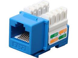 UTP CAT5E CAT6 Keystone Jack RJ45 90 Degree Cabling Network Module