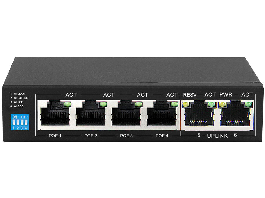 24 Port POE Fast Ethernet Switch 24 Port PoE Switch with Gigabit Network Switch for IP Camera and Wireless AP