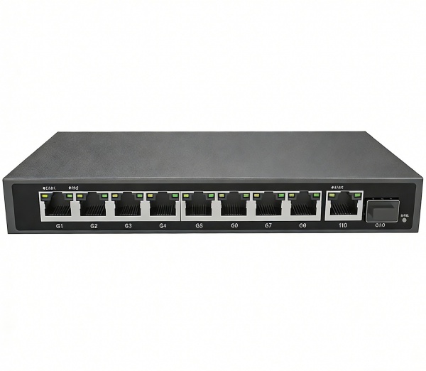 24 Port POE Fast Ethernet Switch 24 Port PoE Switch with Gigabit Network Switch for IP Camera and Wireless AP