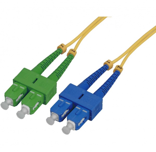 FTTH Duplex SM MM SC-ACP-SC-UPC Patch Cord with Low Insertion Loss Fiber Optic Patch Cord
