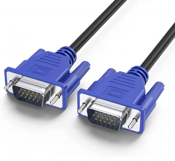 1.5M VGA to VGA Cable HD 15PIN Male to Male Computer Cord for Computer Monitor Projector PC TV Adapter