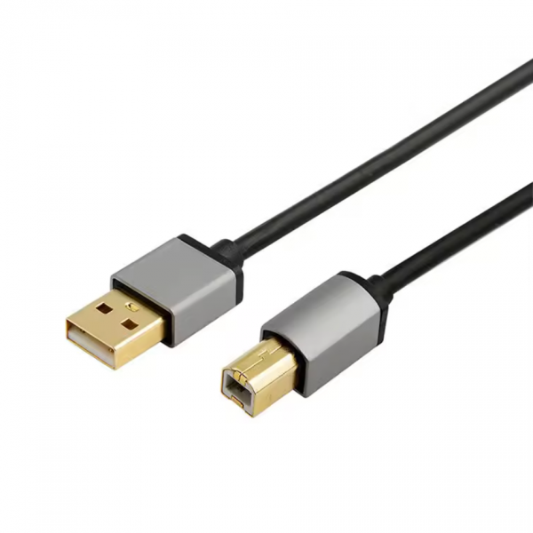 High-Speed USB 2.0 Aluminum Printer Cable Cord PVC Jacket Braid Shielding Samsung Available 1m 1.5m 2m 3m USB Type Male B Male