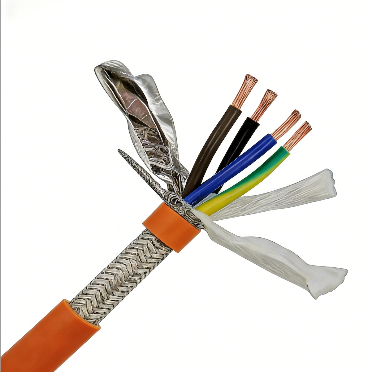 Custom TRVVP TRVVSP High Flexibility Mobile Drag Chain Shielded Anti-Interference Servo Cable PVC Oxygen-Free