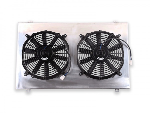 Aluminum Shroud+Fan For 68-73 Chevy El Camino 71-79 68-77 Impala/K20/Camaro 28