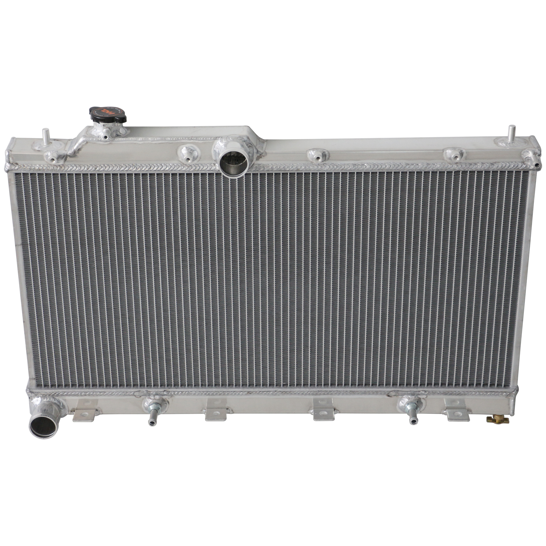 2 Row Aluminum Radiator For 2008-2019 Subaru WRX WRX STI Impreza H4 2.5L