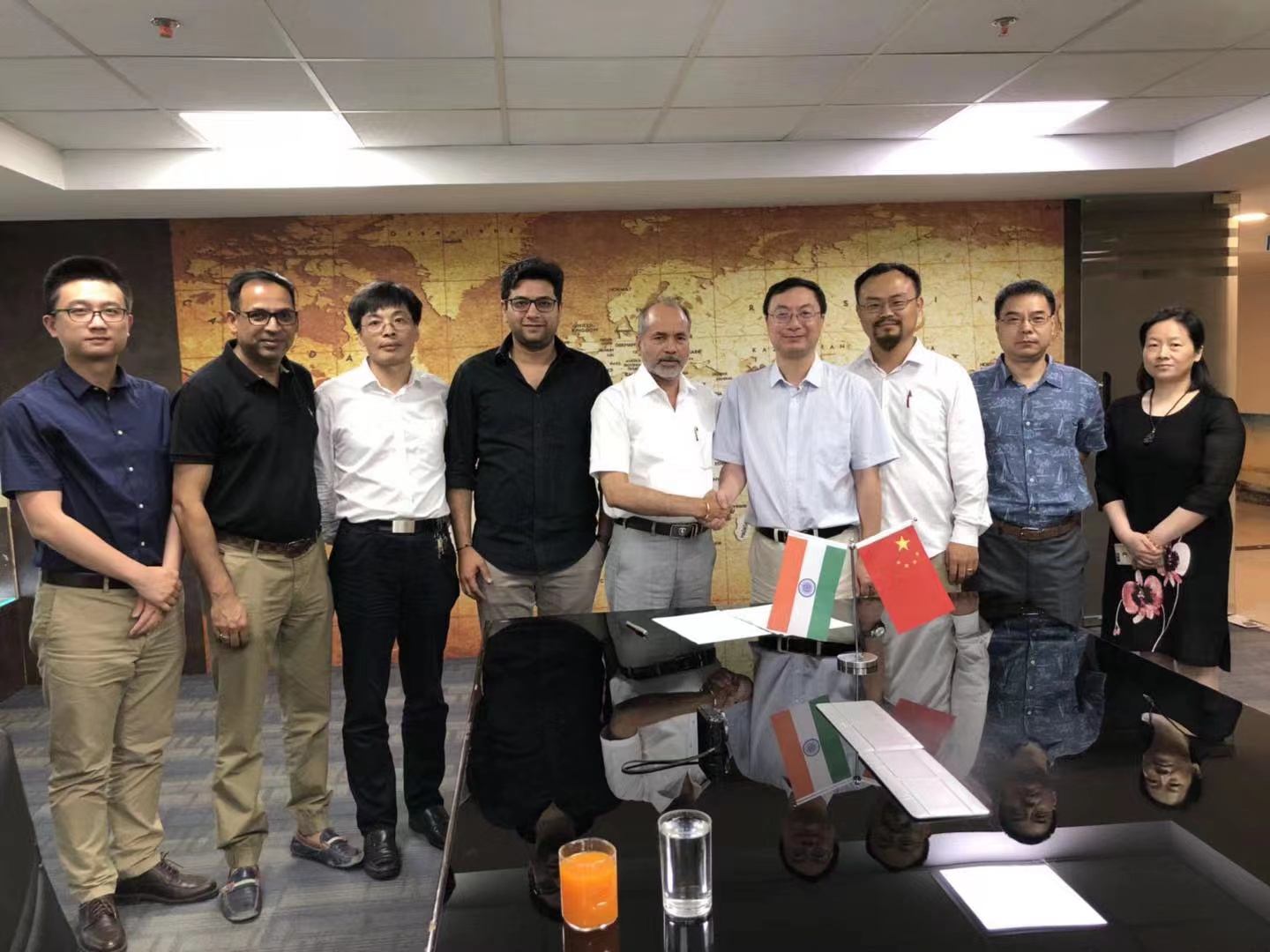  Signed in 2018  with Goldplus India for the cold repair float glass line  (furnace capacity increased from 470TPD to 550TPD)