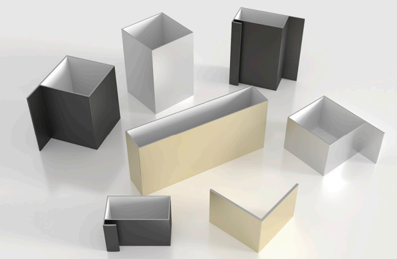 Cabinet aluminum profiles