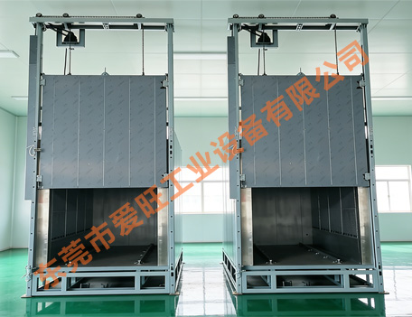 12台大型变压器不锈钢洁净固化炉，也叫大型自动升降门洁净烤箱采用RGV机器人上下料
