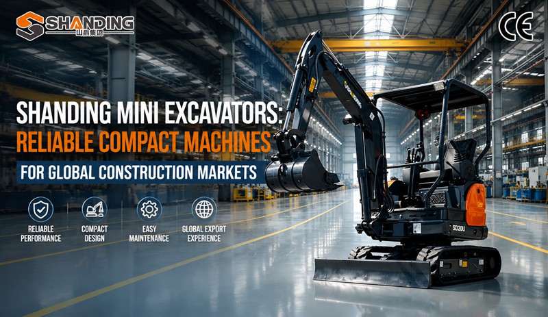 SHANDING Mini Excavators: Reliable Compact Machines for Global Construction Markets