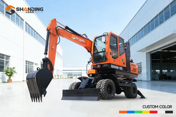 9T Wheeled Excavator