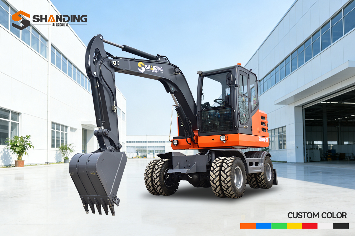 8T Wheeled Excavator