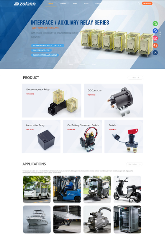 Yueqing Zolann Electronics Co., Ltd. Launches New Official Website, Opening a Digital Window for Global Business Expansion