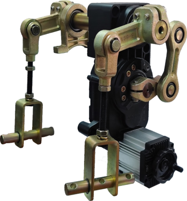 Double box airborne gate motor