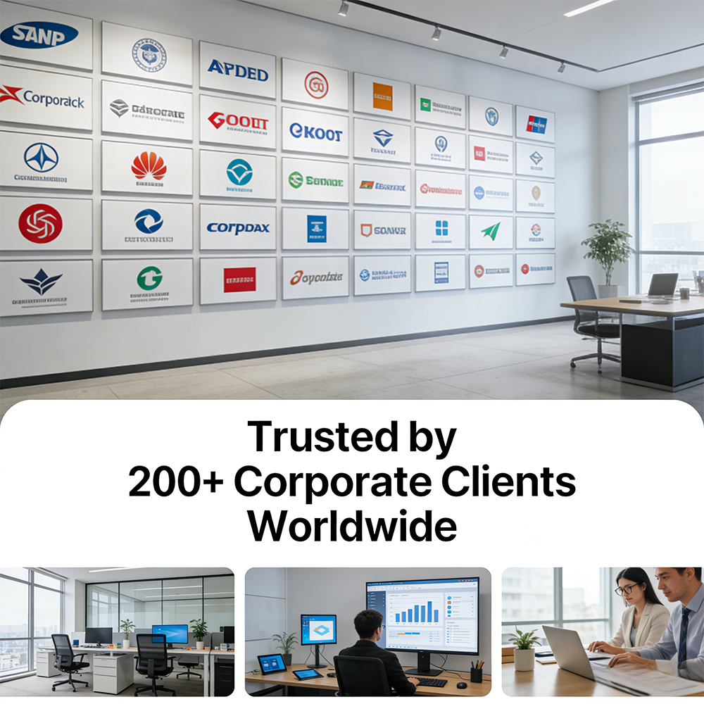 Trusted by 200+ Corporate Clients Worldwide