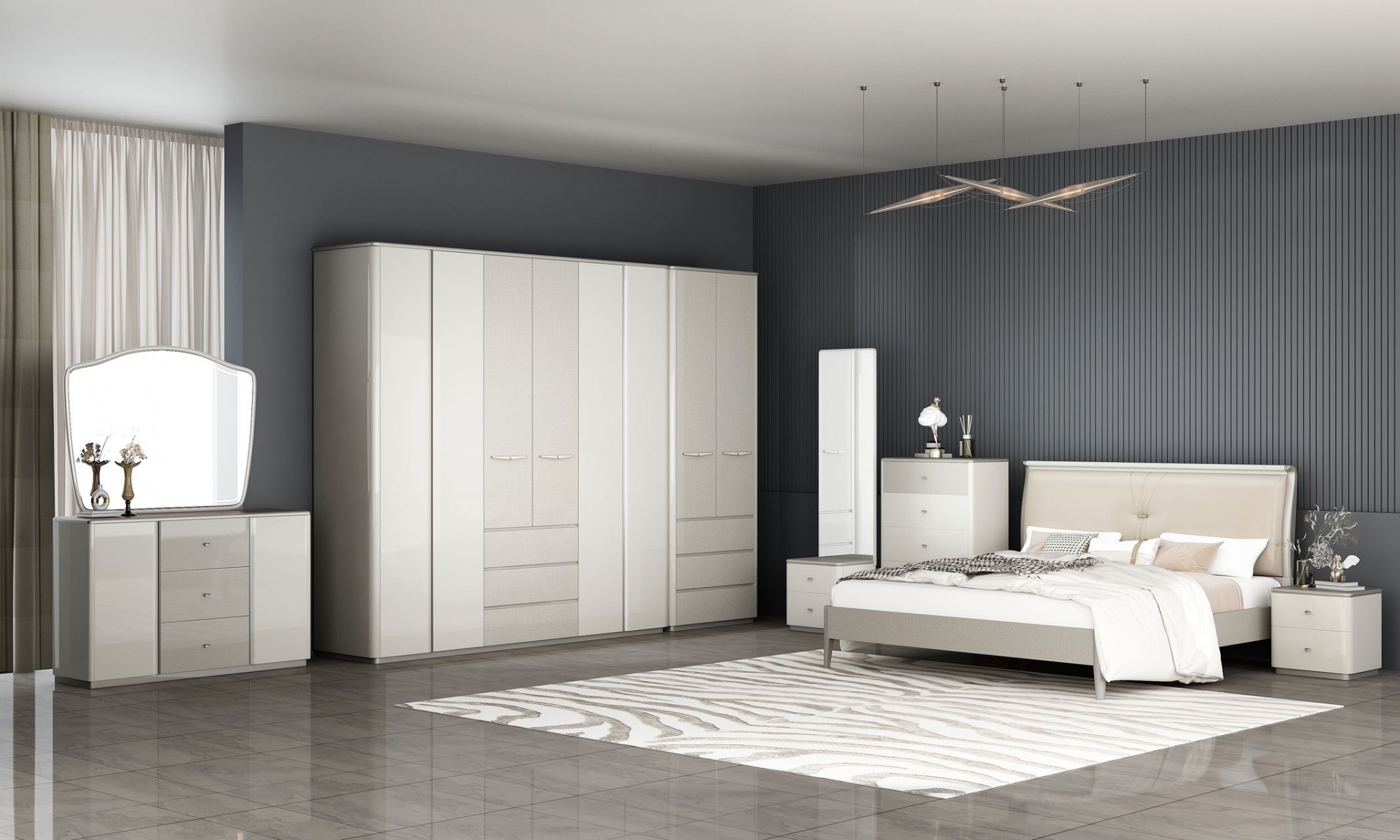 Modern bedroom set