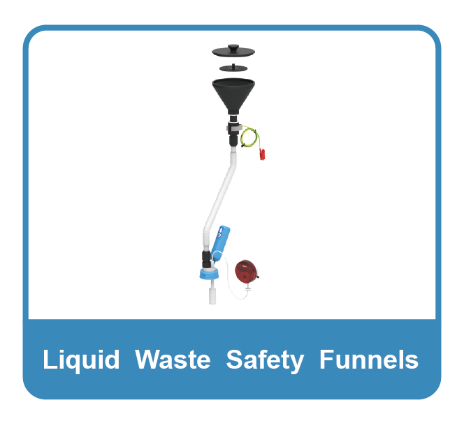 Liquid  Waste  Safety  Funnels