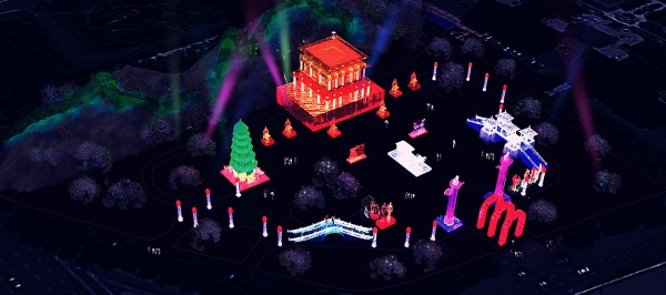 Renderings of the Ice and Snow Square at Longta Park, 2006
