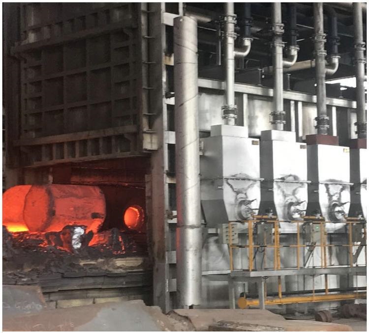 Horno de calefacción a gas natural de vagoneta de gran tamaño, serie GT