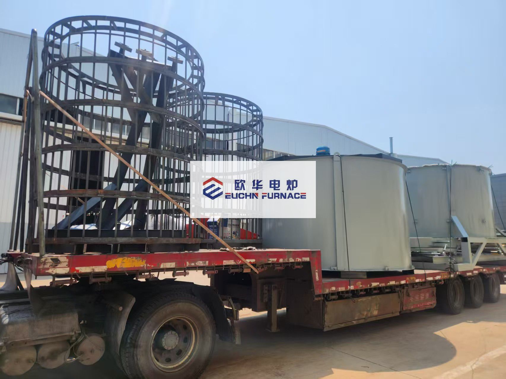 Nossa empresa enviou para Langfang fornos de fundo removível para tratamento térmico de solubilização e têmpera de alumínio.