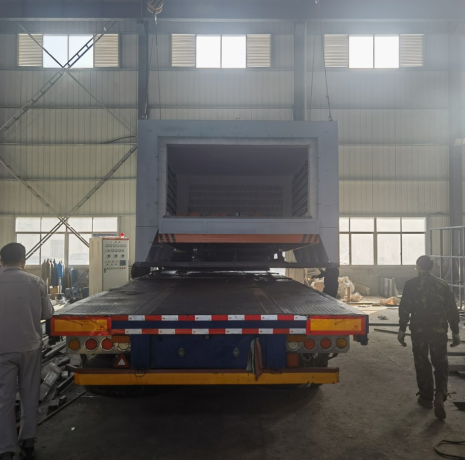 Car-bottom furnace  is now on its way to the client