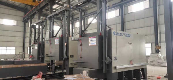 Forno de resistência com lareira móvel
