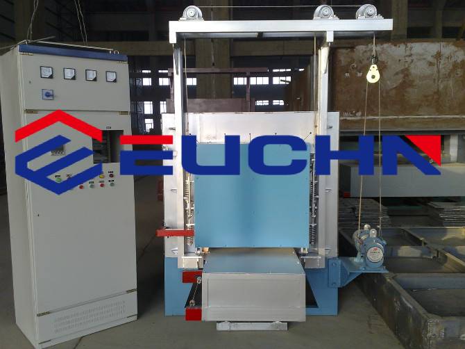 Forno de resistência com lareira móvel
