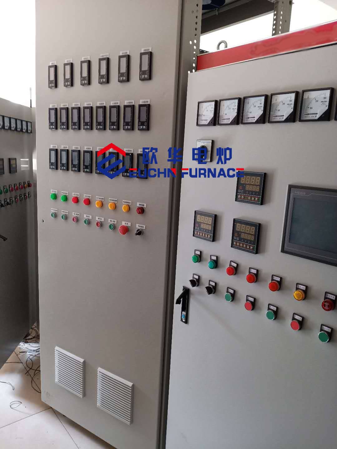 Painel de controle elétrico