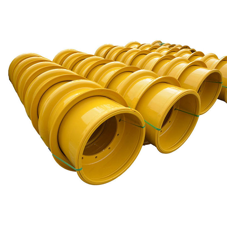 Customized OTR Tubeless 5PCS 25 Inch 25-15.00/3.0 Steel Wheeled Loader Rim for Tyre 21.00r25