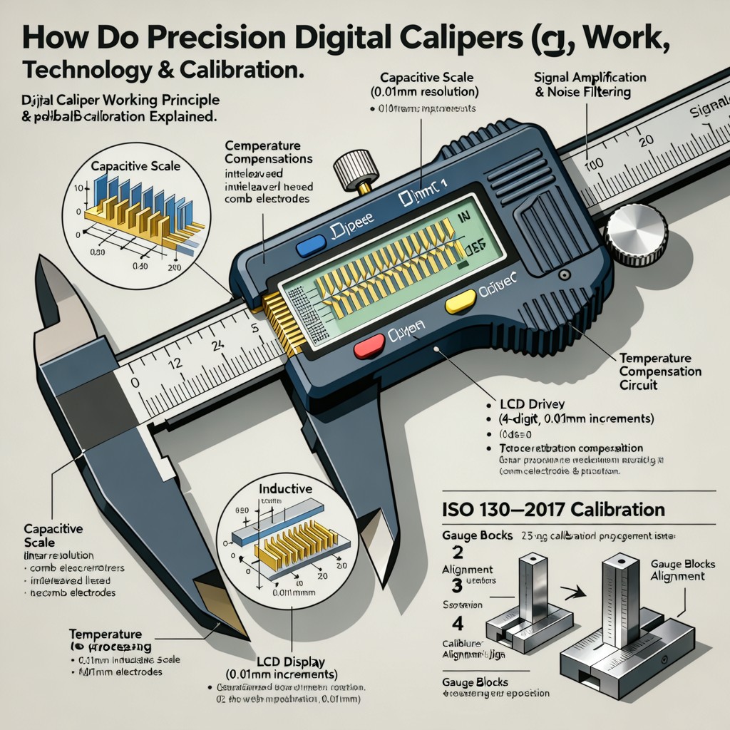 How Do Precision Digital Calipers Work? Technology & Calibration Explained