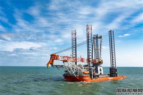 启东中远海运海工第二艘NG20000型风电安装船命名