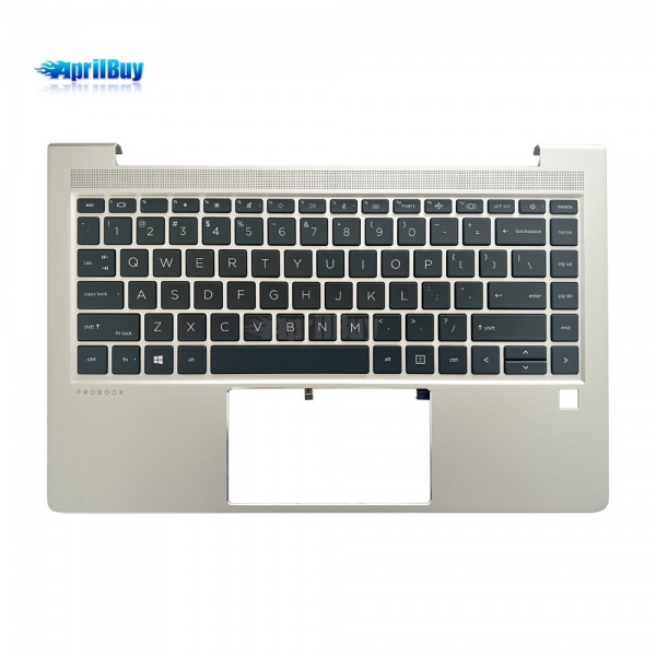 N01287-001 For HP Probook 440 G9 Palmrest Upper Case W/SD Backlit Keyboard