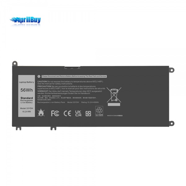 56WH 33YDH Laptop Battery for Dell Inspiron 17 7000 7778 7779 7786 7773 15 7577 G3 3579 3779 G5 5587 G7 7588 Latitude 13 3380 14 3490 15 3590 3580 PVHT1 P30E 81PF3 081PF3