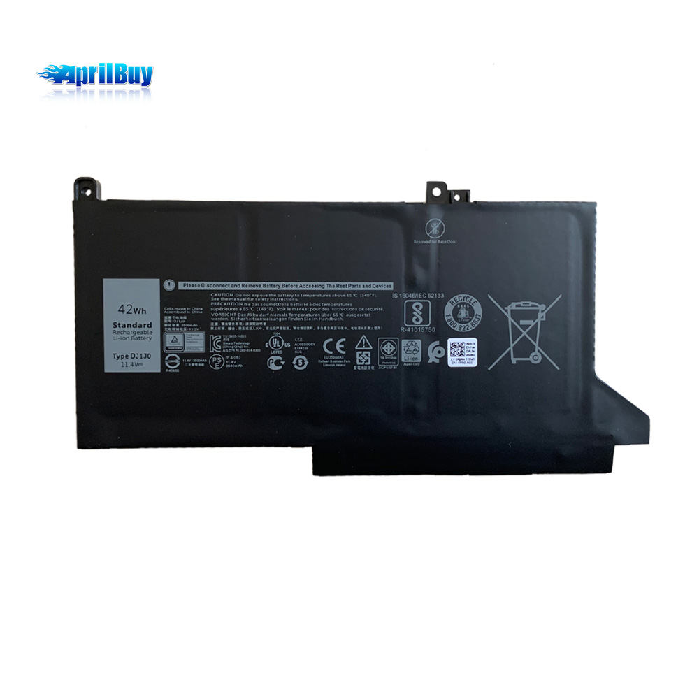 42Wh DJ1J0 Battery Replacement for Dell Latitude 12 7280 7290 E7280 E7290 13 7380 7390 E7380 E7390 14 7480 7490 E7480 E7490 Series Laptop P28S P28S001 C27RW PGFX4 ONFOH K8X0T 11.4V 3Cell