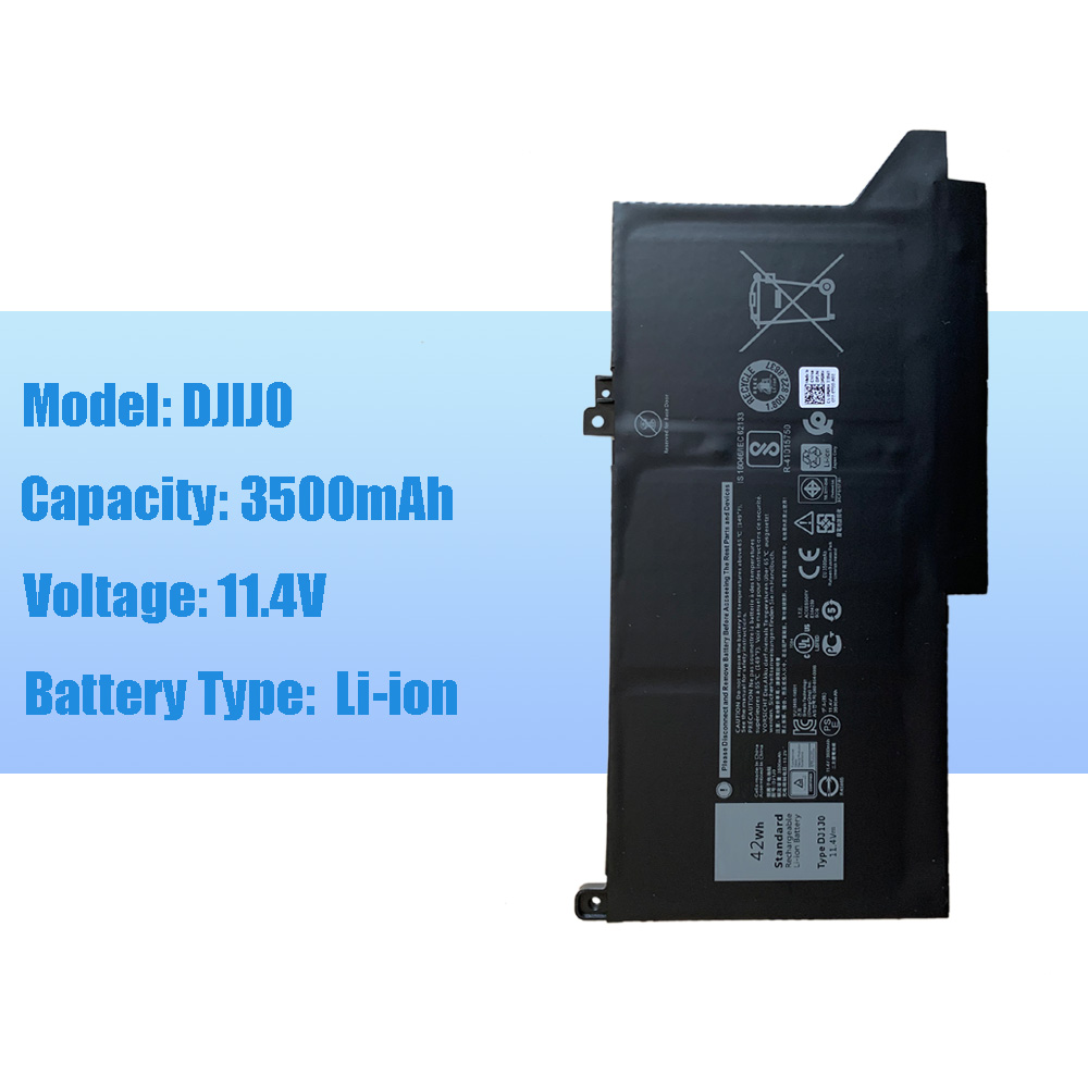 42Wh DJ1J0 Battery Replacement for Dell Latitude 12 7280 7290 E7280 E7290 13 7380 7390 E7380 E7390 14 7480 7490 E7480 E7490 Series Laptop P28S P28S001 C27RW PGFX4 ONFOH K8X0T 11.4V 3Cell