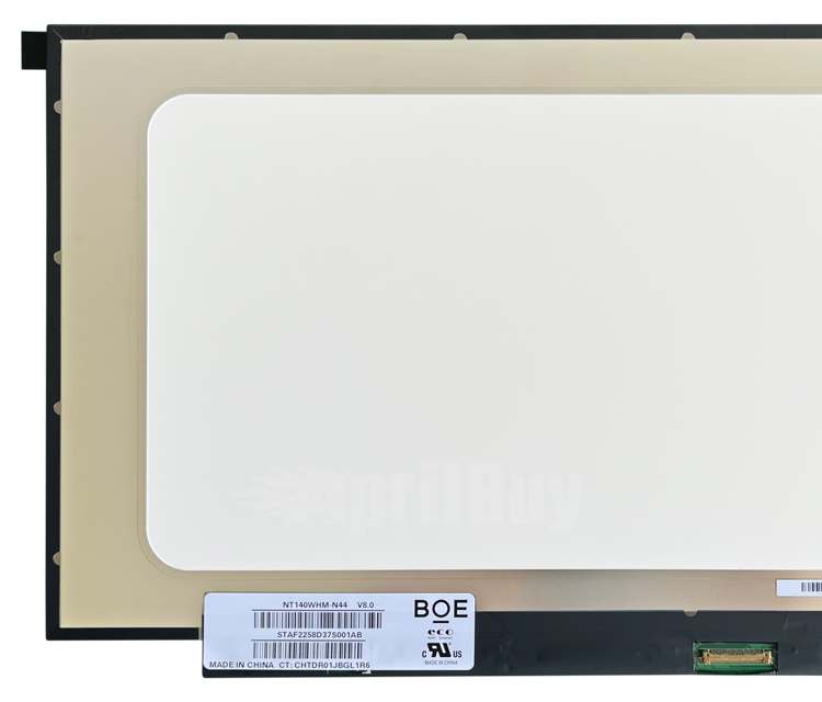 Lcd Screen Replacement for NT140WHM-N44 V8.0, NT140WHM-N46 NT140WHM-N61, NT140WHM-N49, eDP 30 Pins 1366（RGB）×768 WXGA Matte LCD LED Display