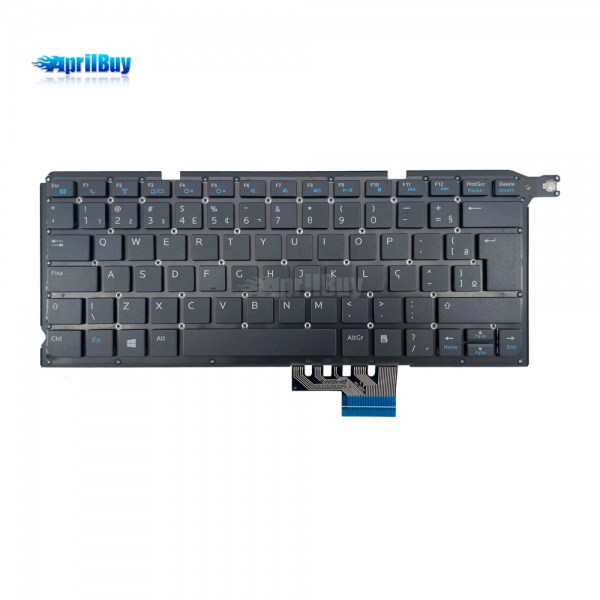 Teclado Para Notebook Dell Vostro 5470 P41g 5460 Abnt2 Com Ç Preto Português Brasil