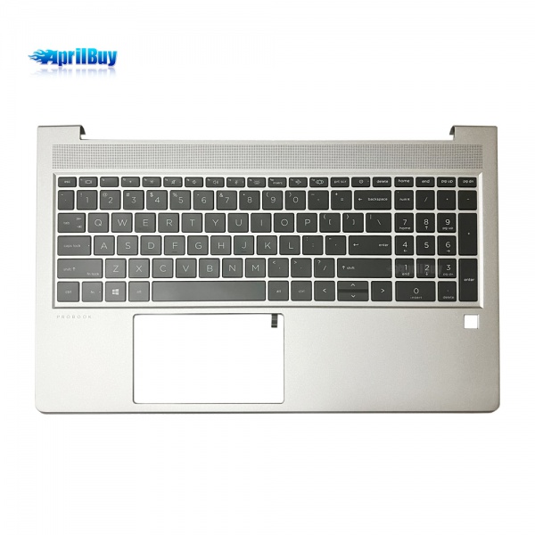 Keyboard M21740-001 For Probook 450 G8 455 G8 Palmrest KB Bezel Upper Cover Silver