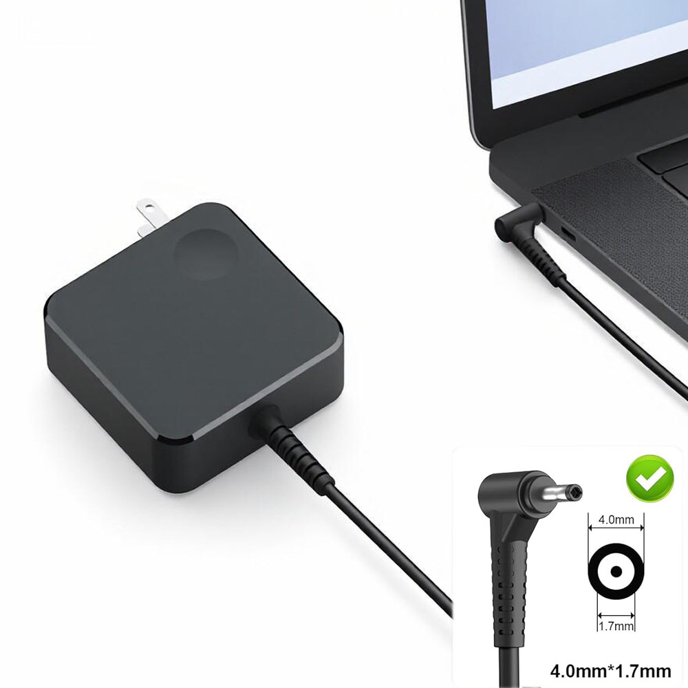 Charger Compatible with Lenovo Laptop Computer 65W 45W Round Tip Power Supply AC Adapter