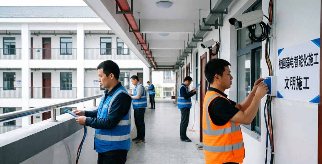 安顺校园弱电智能化工程｜学校监控、门禁广播、网络系统全套施工方案
