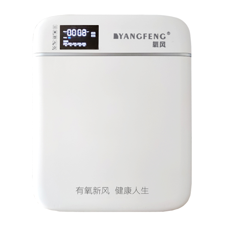 氧风壁挂式新风机系统除pm2.5甲醛雾霾家用学校园教室窗式换风通