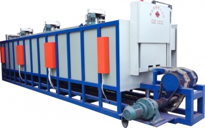 Chained short-log reheating furnace