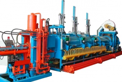 Single-log hot shear furnace