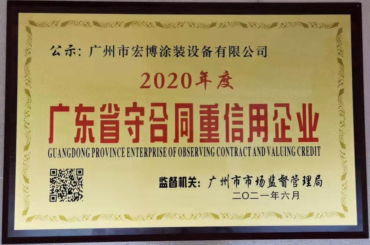 广东省守合同重信用企业