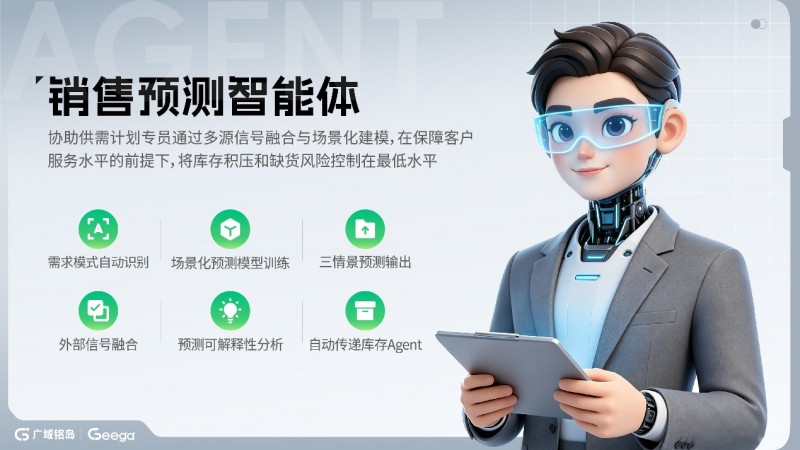 Geega产品图谱 | 销售预测智能体，让决策从“猜谜”走向“协同”