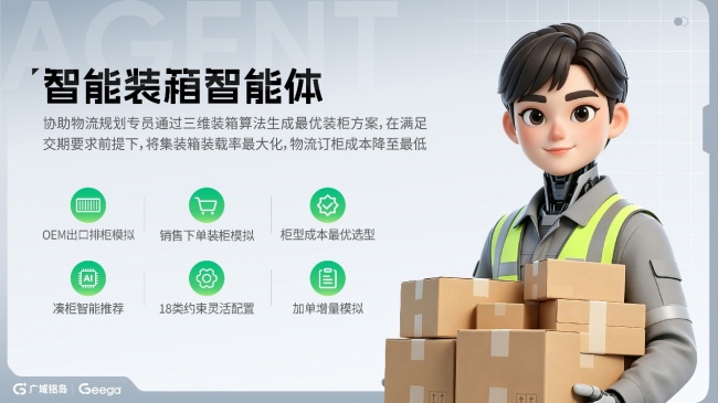 Geega产品图谱 | 智能装箱智能体，从三维拼图到物理世界的向导