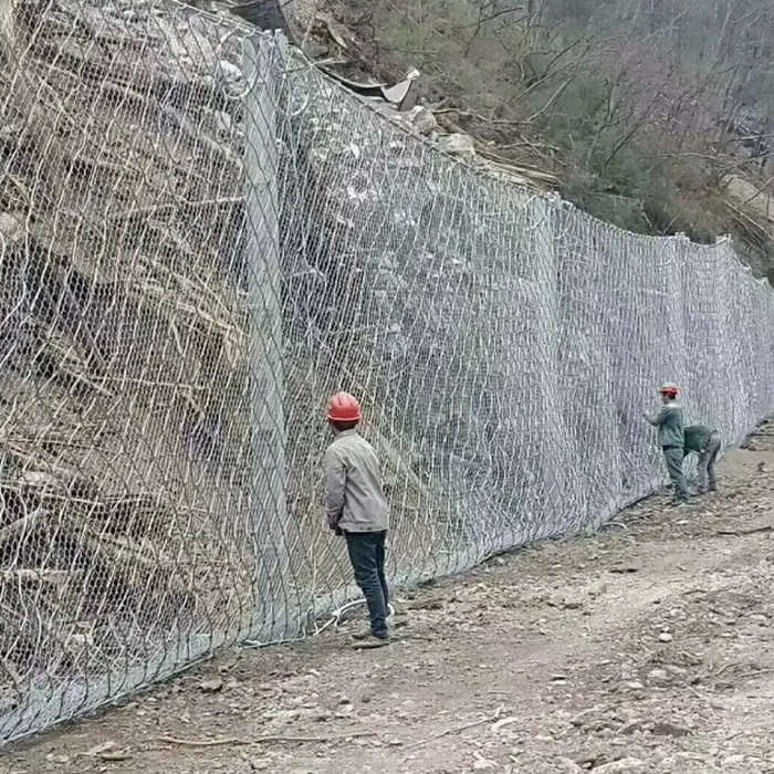 被动边坡防护网施工