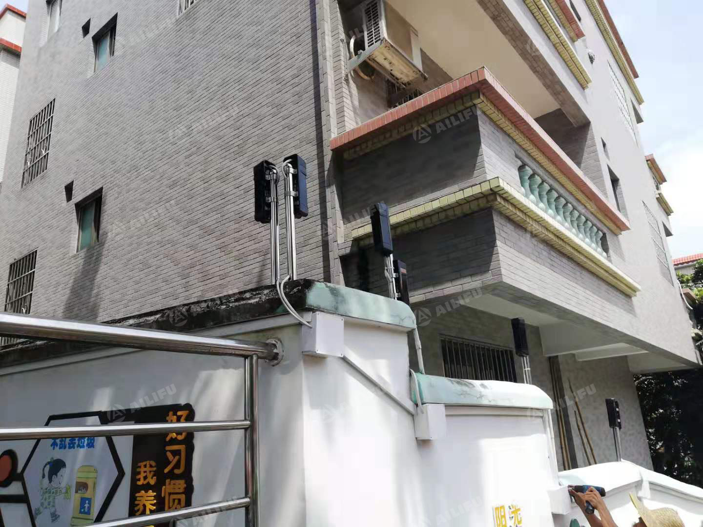 第四代主动红外对射——在南沙区莲...