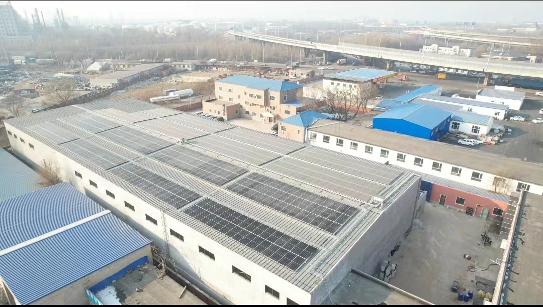 沈陽(yáng)中正石油370KW光伏電站