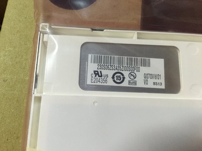 G070VW01 V0 AUO 7inch original lcd display G070VW01 V.0